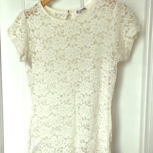 Express lace top